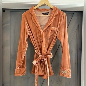 GORG-OUS velvety pajama suit!